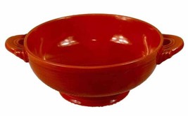 Fiesta Vintage Red Cream Soup Bowl HLO Soup Bowl in Fiesta Red (Older) - $31.58