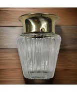 Vintage MCM Ceiling Light Fixture Lamp Flush Brass Mount Mid Century Modern - $46.34