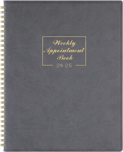 2024-2025 Weekly Appointment Book - JUL 2024 - JUN 2025, Daily Hourly Pl... - £10.09 GBP