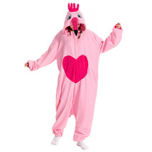 Adult Flamingo Onesis Women Animal Kigurumi Pajamas Halloween Cosplay Co... - £17.29 GBP