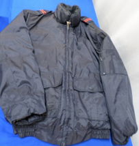 EUC DESIGNER NATIONAL PATROL WARM DOUBLE LAYER FULL ZIP SKI BLUE JACKET ... - $31.83