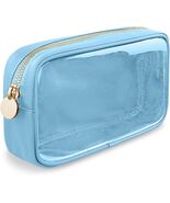 PRRQFJZS Clear Waterproof Makeup Bag Travel Organizer Zipper M Blue - €11,18 EUR