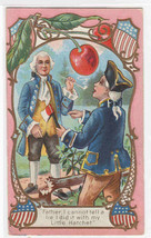 President George Washington Cherry Tree Patriotic postcard - £5.53 GBP