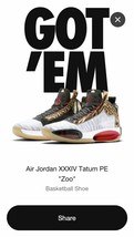 Air Jordan 34 Zoo XXXIV NIB Sz 8 *Free Shipping* Jayson Tatum - £217.62 GBP