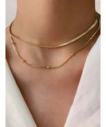2-Piece Stainless Steel Snake Chain Necklace - $23.67 CAD