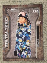 2021 Skybox Metal Universe Champions #112 Chloe Kim  RC Rookie Metalized - £3.55 GBP