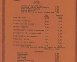 Harp &amp; Bard Restaurants Menu Danvers &amp; Norwood Massachusetts 1960s Irish... - $21.78