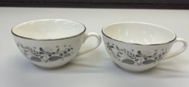 2 Parisienne by Royal Jackson Deauville Teacups 4” Rounded Handle - £8.99 GBP