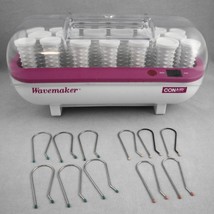 Conair Wavemaker HS16X 20 Hot Rollers 2 sizes With 11 Clips Tested Works Pageant - £14.52 GBP