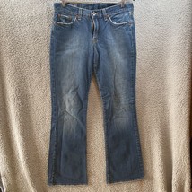 Lucky Brand Jeans Women&#39;s 10/30 Dark Wash Blue Stretch Denim Bootcut Reg Inseam - £10.59 GBP