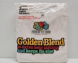 Vintage 80s Fruit of the Loom Golden Blend T-Shirts Mens Medium V-Neck 3... - $38.17