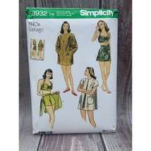Simplicity Misses 1940&#39;s Bikini Top Skirt Coat Sewing Pattern sz 12-20 S... - $15.83