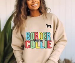 Border Collie mama sweatshirt, retro Border Collie owner gift idea, Retro Border - £37.46 GBP