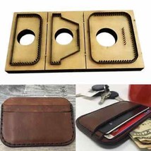 Card Holder Bag Punch Cutting Mold Wooden Dies Wallet Leather Crafts Too... - £36.08 GBP+