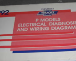 1992 Chevrolet Chevy P Modelli Elettrico Diagnosi Manuale Ewd Etm OEM - $8.01