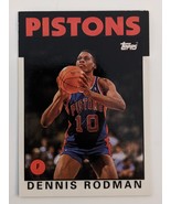 Dennis Rodman Pistons Topps Basketball Card - £11.76 GBP