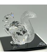 Swarovski 10-Year Jubilee Squirrel 1997 Crystal Figurine w/ Base &amp; Box - $4,812.57 MXN