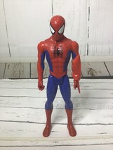 Hasbro Marvel Spiderman 2017 Action Figure 11.5&quot; Moveable Limbs Free Sta... - £7.43 GBP