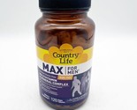 Max For Men 120 Tabs  by Country Life Exp 11/24 - $36.00