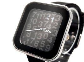 Nixon The Rocio Watch New Battery Take A Number Black Silver - $53.99