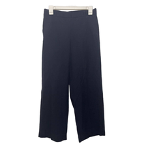 Talbots Capri Pant Women Sp Mid Rise 28x24.5 Navy Blue Lyocell Pullon Pockets - £14.37 GBP