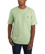 Carhartt Pocket T Shirt Mens 2XL Soft Green Nep Loose Fit Heavyweight LO... - £19.36 GBP