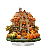 Thanksgiving Table Decor Pumpkin Village House Centerpiece Fall Farmhouse - $465.34 MXN