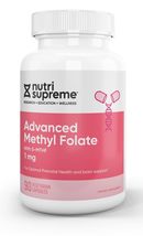 Nutri Supreme Advanced Methyl Folate, Highly Absorbably Active Folate, 1... - €22,48 EUR