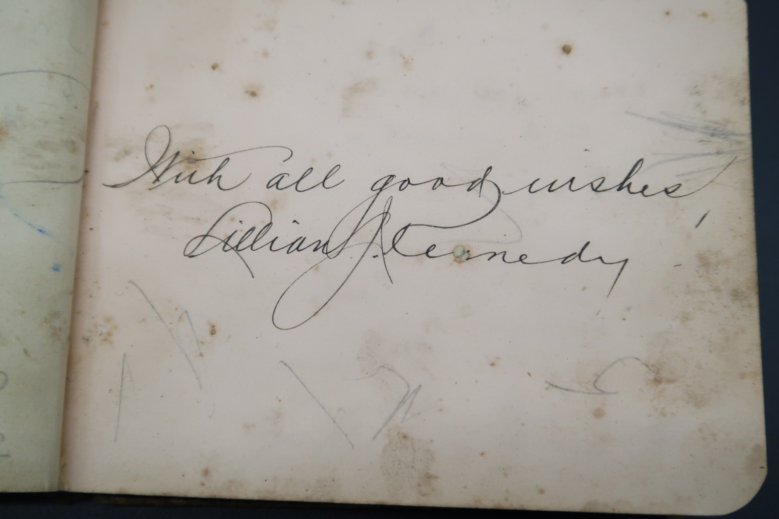 Antique Autograph Booklet Montreal Canada Souvenir Unknown Signatures Unusual Item image 13