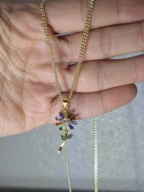 Colorful Flower Necklace  - $20.00