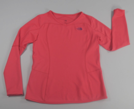 The North Face Long Sleeve Waffle Weave Base Layer Pink Orange Top Women... - £27.23 GBP