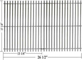 Stainless Steel Grill Cooking Grates Grid 2-Pack 17.25&quot; for Nexgrill Kenmore BBQ - $65.33