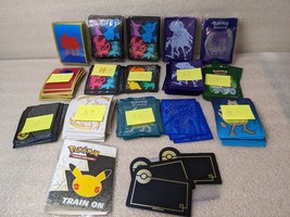 580+ Pokemon TCG Assorted Card Sleeves  - Pokemon Center Sleeves - £38.94 GBP