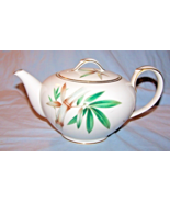 Noritake 5565 Bamboo 4-Cup Teapot w/Lid-Gold Trim-Good Condition - £32.82 GBP