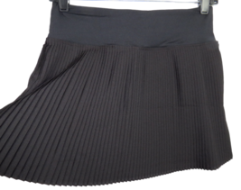 Halara Size XS Black Pleated Pull On Tennis Skirt, Skort,Shorts, Pockets - $14.99