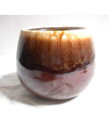 Brown Drip USA MCP Mccoy Sugar Bowl ONLY Cup Symbol on Bottom 3 1/4&quot; Tall - £8.75 GBP