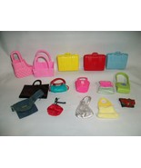 Lot of Barbie Accessories Small Parts Purse Luggage  - £14.19 GBP