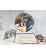 GWTW COLLECTOR PLATE SCARLETT &amp; RHETT HONEYMOON GOLDEN ANNIV. 12TH COA #... - €8,48 EUR