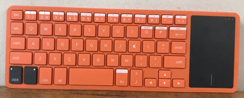 Kano Orange USB Computer Keyboard Trackpad Replacement Part KC-KBR101 - $39.59