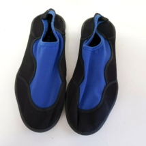 Sand N Sun Aqua socks Water Shoes mens Size 9 Black blue - £7.02 GBP