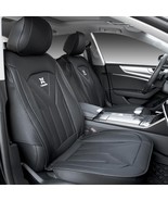 SUV Sedan Car Seat Covers Front Seats, Luxury Nappa Leather Black Fits Most - $69.29