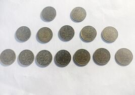 Germany 10 Pfennig Coin Lot 15x Different Mixed Years 1980s–1990s  Old C... - $8.89 CAD