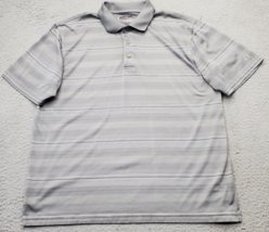 Grand Slam Golf Performance Polo Shirt Mens XL Multi Striped Short Sleev... - $21.44