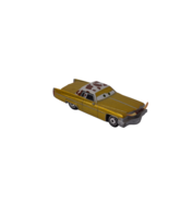 Disney Pixar Cars Tex Dinoco Diecast Car Cadilac Coupe DeVille Gold - $8.90