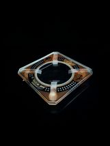 Cigar Ashtray Measures 8" square Thick Heavy Glass image 9