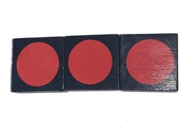 Qwirkle Replacement OEM 3 Red Circle Tiles Complete Set - £6.58 GBP