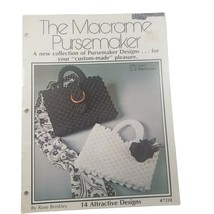 The Macrame Pursemaker 14 Designs by Rose Brinkley #7228 - £8.43 GBP