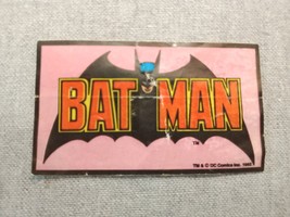 DC Comics 1982 Batman Original Collectors Sticker Decal Vintage Comic Book Extra - £6.51 GBP