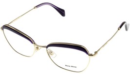 Miu Miu Eyeglasses Frame Women Violet Rectangular MU51NV TFI1O1 - £152.86 GBP