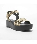 A New Day Women&#39;s Ivy Heels Sandals Gray/Ivy Snake Skin Pattern US Size 6.5 - $22.76